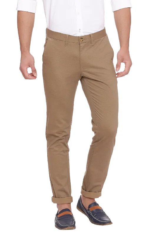 Travel Pants for Men-Basics Skinny Fit Stretch Trouser