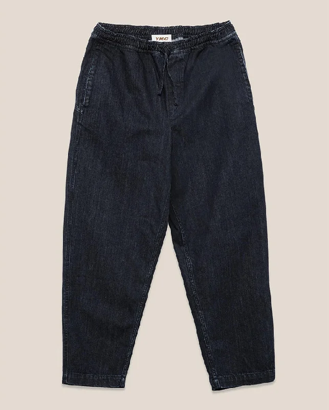 Suede Pants for Women-Earth Alva Skate Pants INDIGO