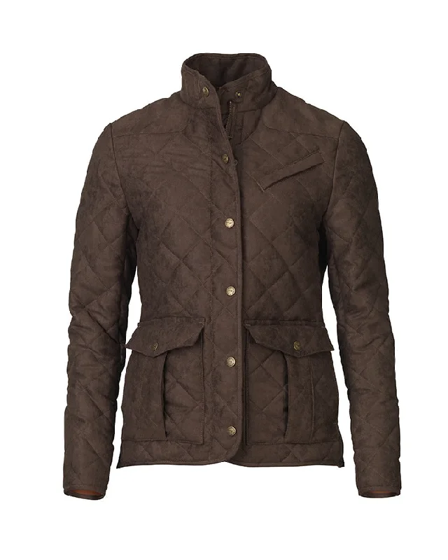 Windproof Jackets for Women-Laksen Lady Hampton Quilted Jacket