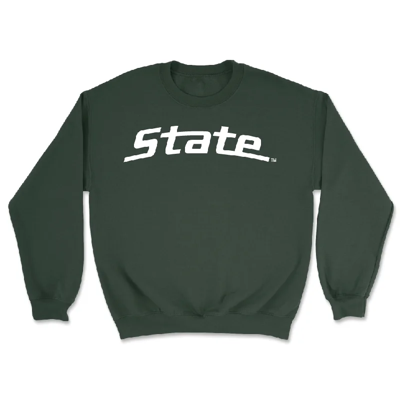 Long Sleeve Musician Shirts-Green Women's Volleyball State Crew - Avery Horejsi