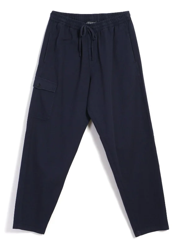 Boho Pants for Women-JIMMY | Casual Cargo Drawstring Pants | Navy