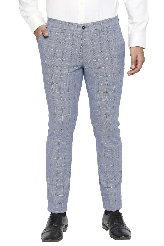 Elegant Pants for Men-Tapered Fit Stretch Trouser