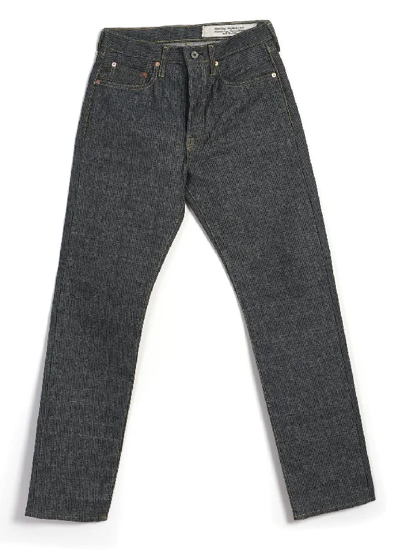 Muted Color Pants for Women-CENTURY DENIM MONKEY CISCO | Sashiko 5P Jeans | N7S(Silver)