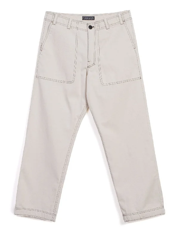 Satin Pants for Men-VILLE | Loose Fit Trousers | Nature