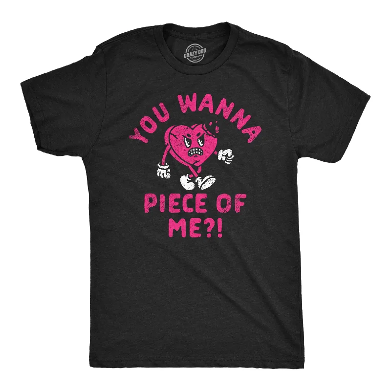 Long Sleeve T-Shirt for Men-You Wanna Piece Of Me Men's T Shirt