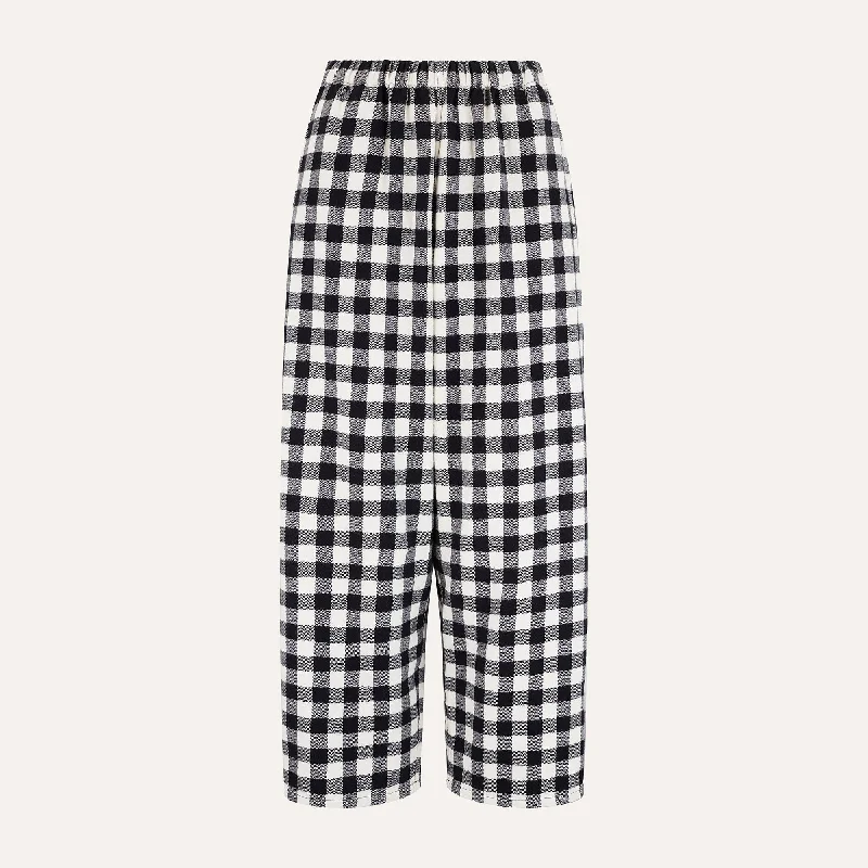 Black & White Check - Brushed Cotton