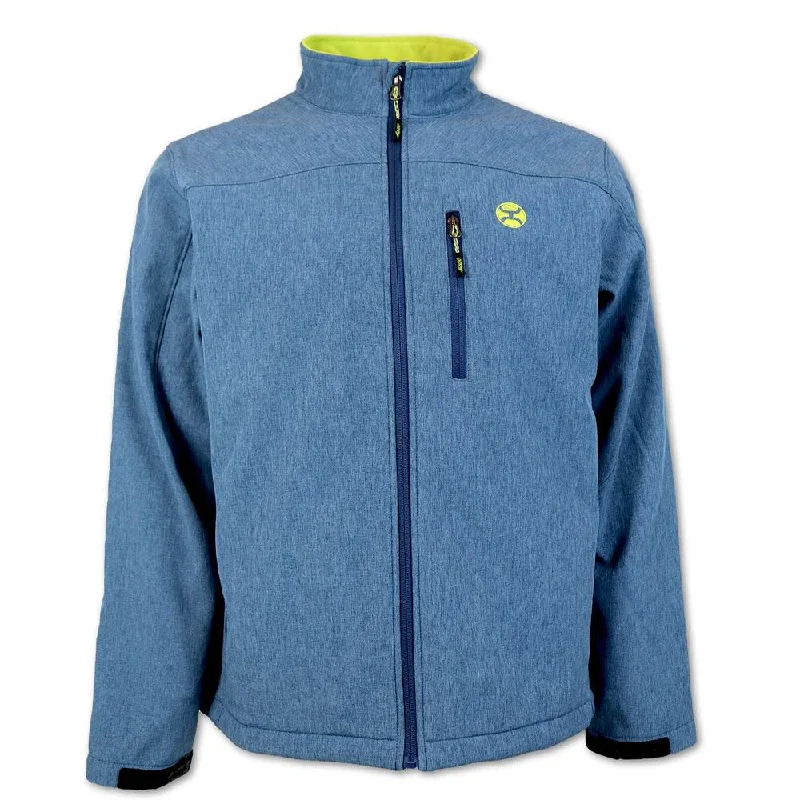 Matching Jackets for Women-Softshell Jacket - Navy/Green