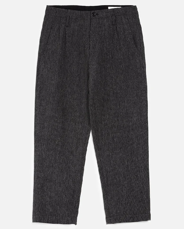 Japanese Style Pants for Women-Collins Trouser CHARCOAL