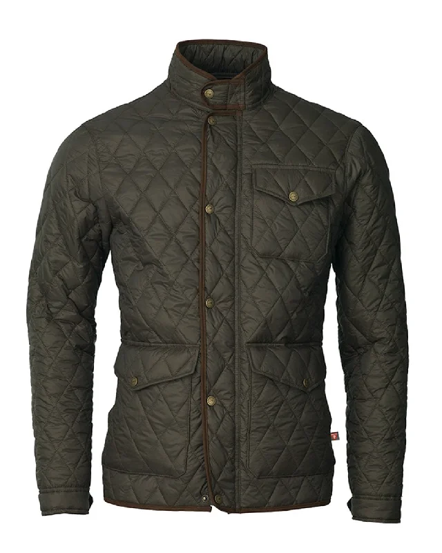 Leather Jackets for Men-Laksen Brewster Quilted Jacket