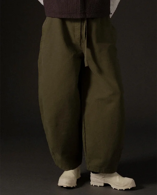 Ballet Pants for Women-Sultan Pant Nebraska Cotton Dk Olive