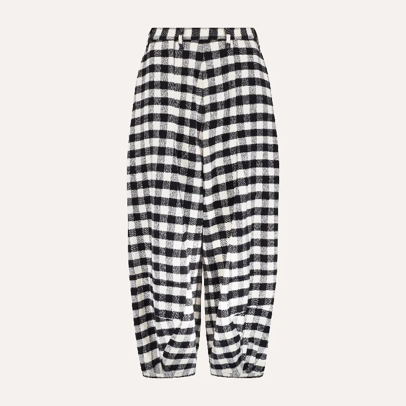 Black & White check - Brushed Cotton