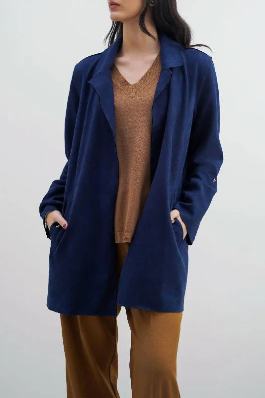 Promotional Jackets for Women-SUEDE MID COAT