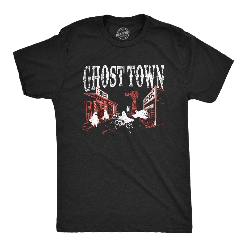 Slim Fit T-Shirt for Men-Ghost Town Men's T Shirt