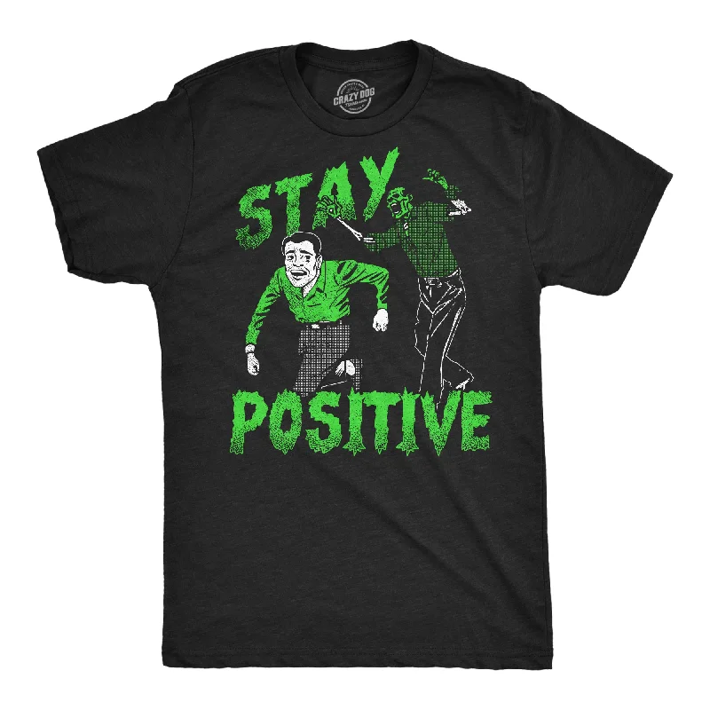 Soccer T-Shirt for Women-Stay Positive Zombie Men's T Shirt