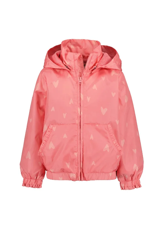 Thanksgiving Jackets for Men-Blue Seven Girls Heart Print Jacket, Pink