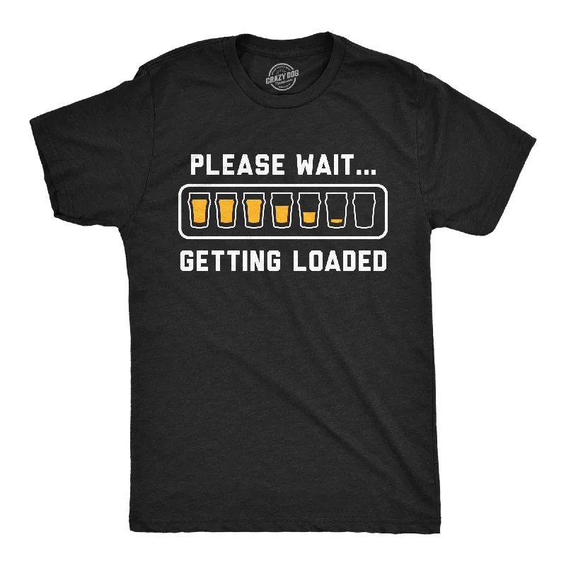 Gaming T-Shirt for Men-Please Wait Getting Loaded Men's T Shirt