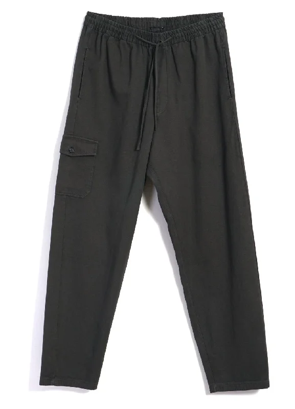 Elegant Pants for Men-JIMMY | Casual Cargo Drawstring Pants | Dark Forest