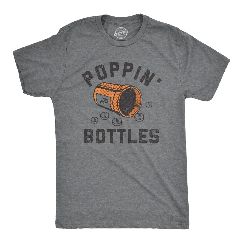 V-Neck T-Shirt for Men-Poppin Bottles Men's T Shirt