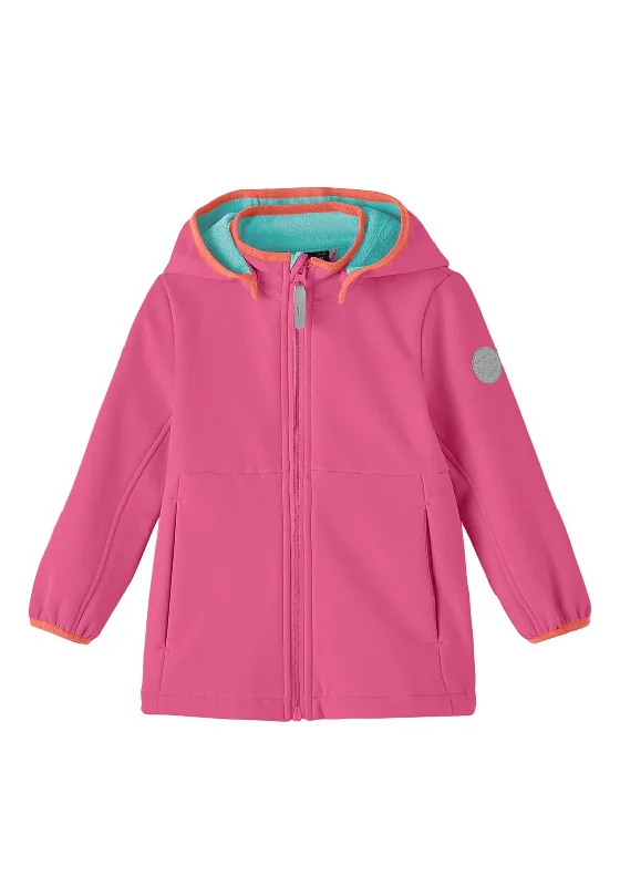 Workwear Jackets for Women-Name It Kid Girl Malta Softshell Jacket, Fandango Pink