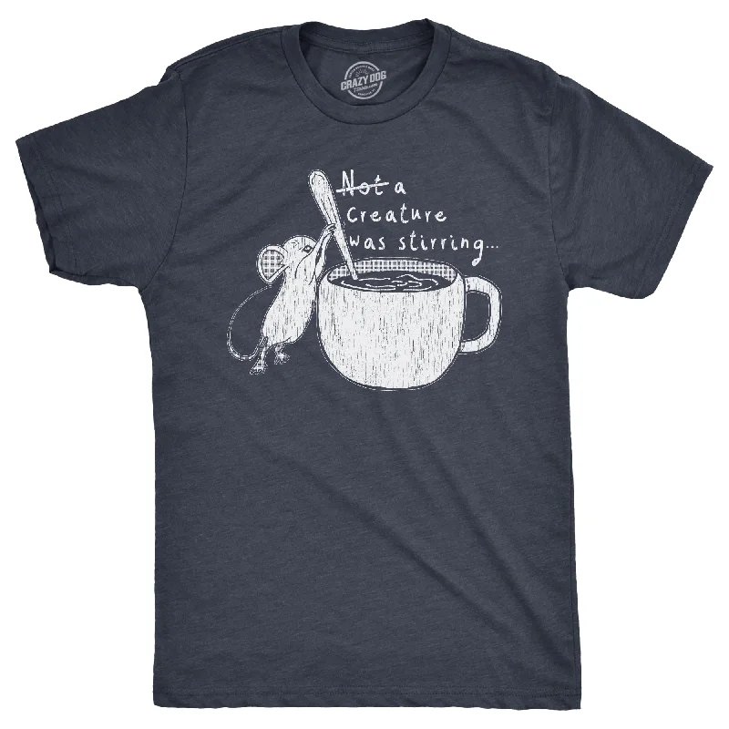 Thanksgiving T-Shirt for Women-Not A Creature Was Stirring Men's T Shirt