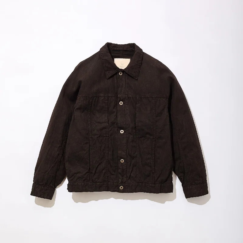 Running Jackets for Men-Dorozome Trucker Jacket