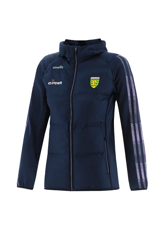 Christmas Jackets for Men-O’ Neills Kid Girl Donegal GAA Dynamo Hooded Lightweight Jacket, Navy