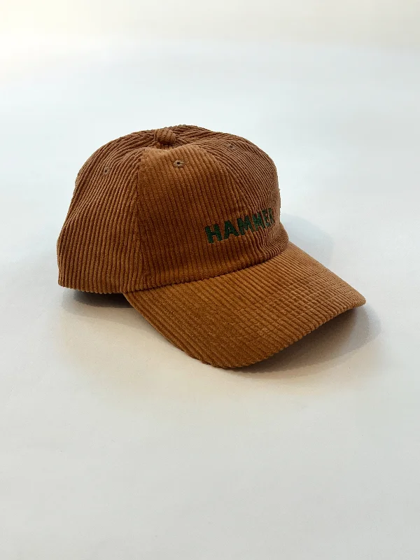 Bucket Hat for Men-Corduroy Camel Brown Hammer Hat