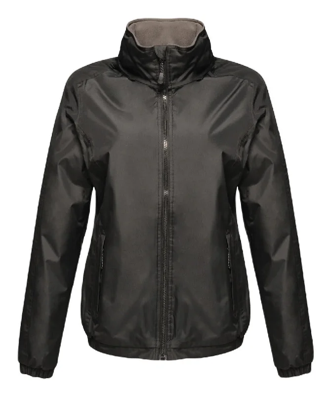 Hooded Jackets for Women-Regatta Womens Dover Fleece Lined Bomber Jacket