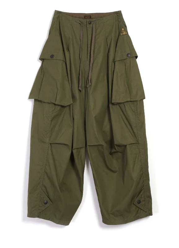 Windproof Pants for Women-AOZAI | Combed Gabergine Cargo Pants | Khaki