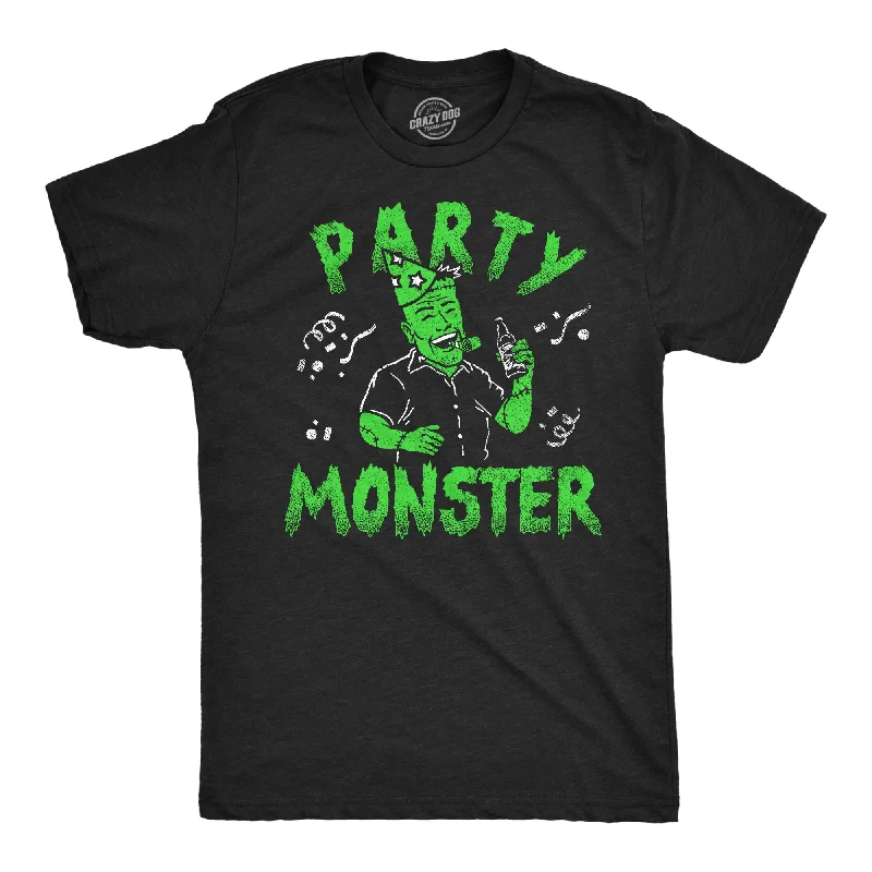 Golf T-Shirt for Men-Party Monster Frankenstein Men's T Shirt