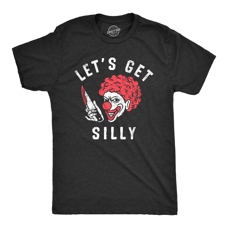 College T-Shirt for Women-Lets Get Silly Men's T Shirt