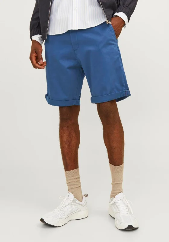 Party Shorts for Women-Jack & Jones Bowie Chino Shorts, Ensign Blue