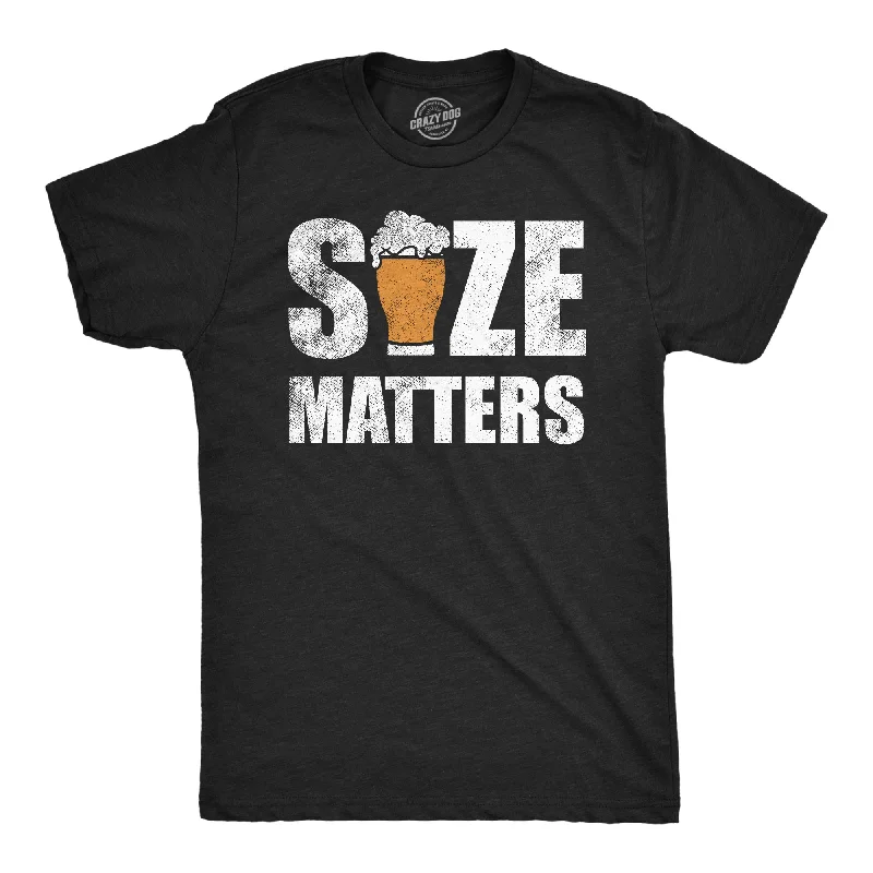 Superhero T-Shirt for Men-Size Matters Men's T Shirt