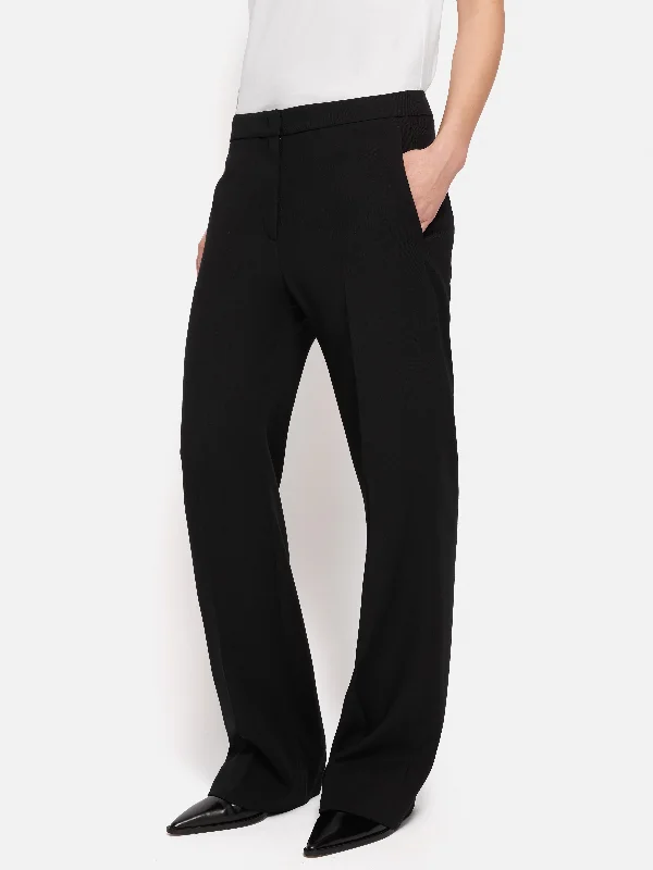 Gym Pants for Men-Fluid Twill Mason Trouser | Black