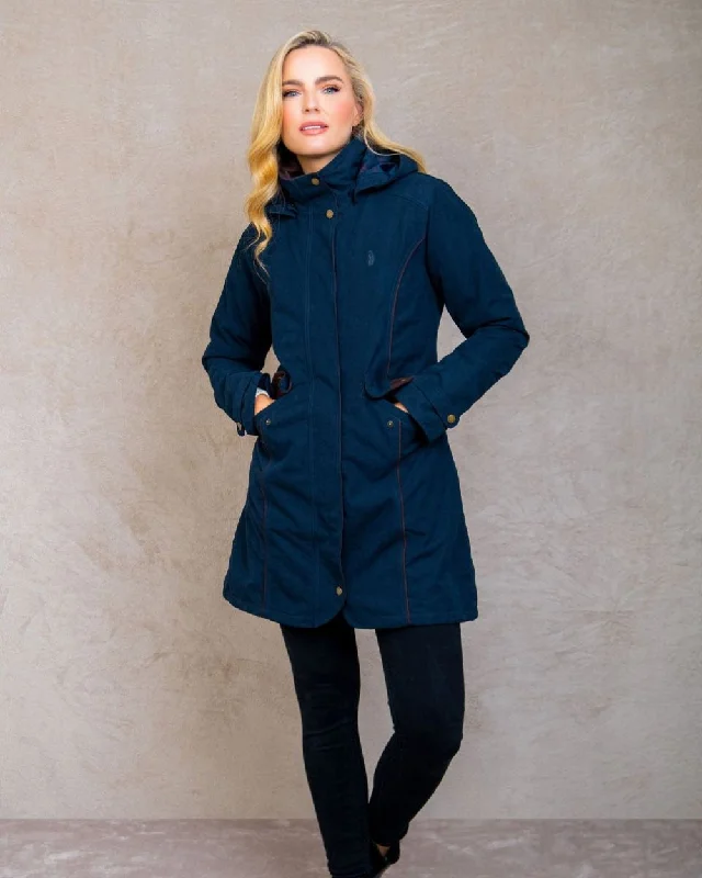 Wedding Jackets for Women-Jack Murphy Una 3/4 Waterproof Coat