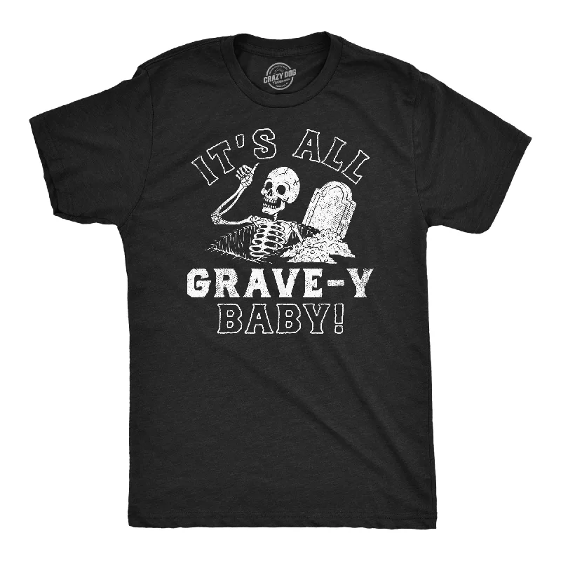 Running T-Shirt for Men-Its All Grave-Y Baby Men's T Shirt