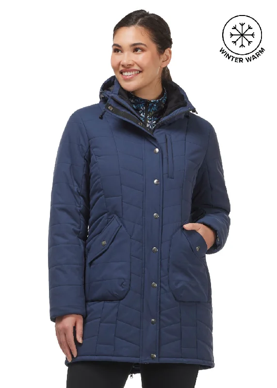 Party Jackets for Women-Elevation Insulated Winter Equestrian Jacket