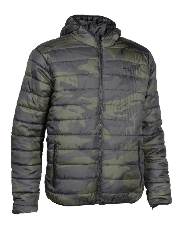 Quilted Jackets for Men-Percussion Camo Trek Down Jacket