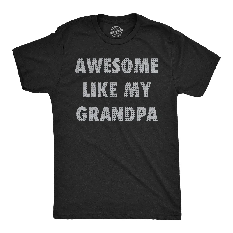 Halloween T-Shirt for Women-Awesome Like My Grandpa Men's T Shirt