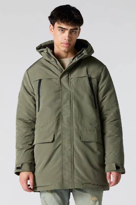 Printed Jackets for Men-Storm Mountain Parka