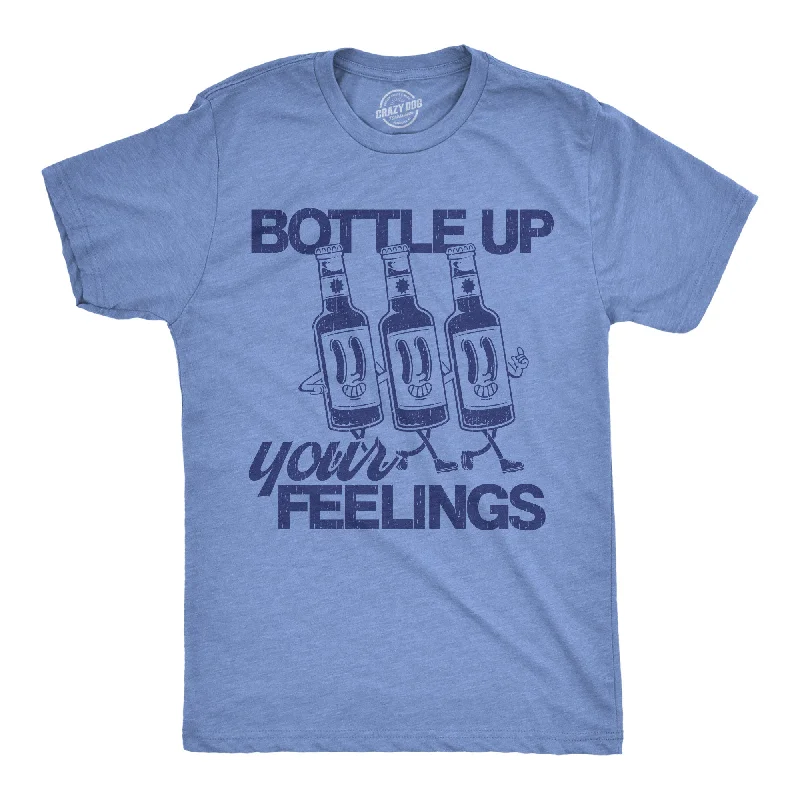 Hunting T-Shirt for Women-Bottle Up Your Feelings Men's T Shirt