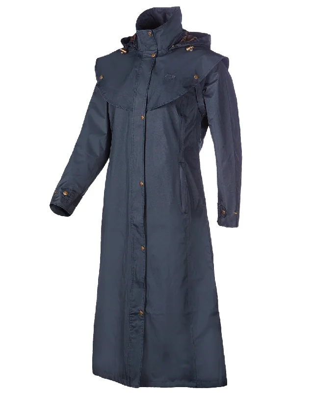 Festival Jackets for Men-Baleno Oxford Long Waterproof Coat