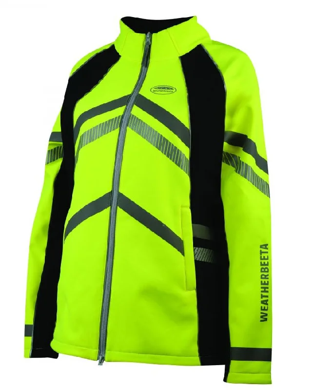 Promotional Jackets for Men-WeatherBeeta Reflective Softshell Fleece Lined Jacket