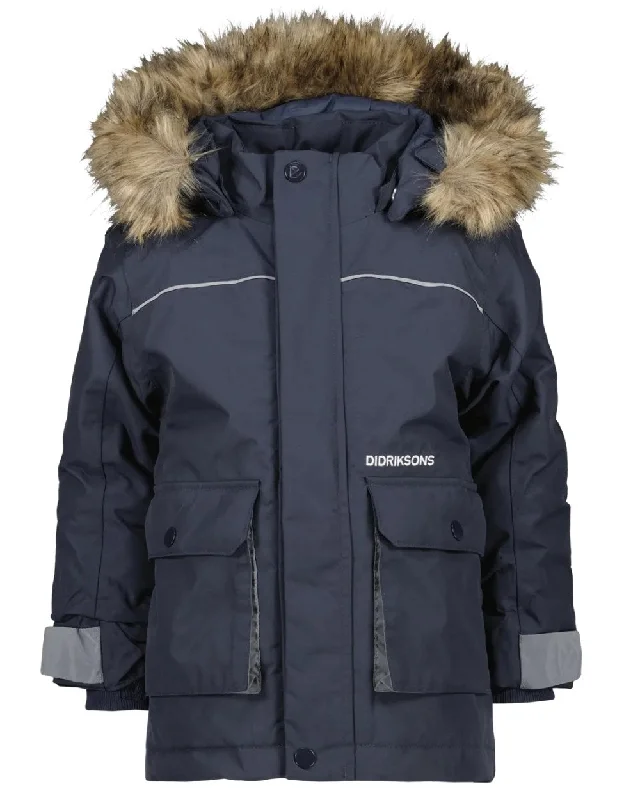 Printed Jackets for Women-Didriksons Bjornen Childrens Parka