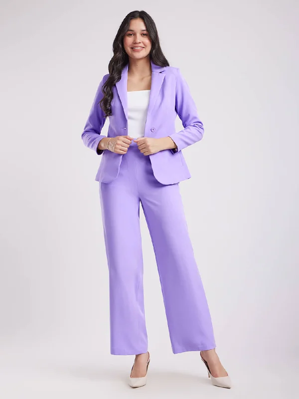 Skinny Pants for Men-Wide Leg Pants - Lilac