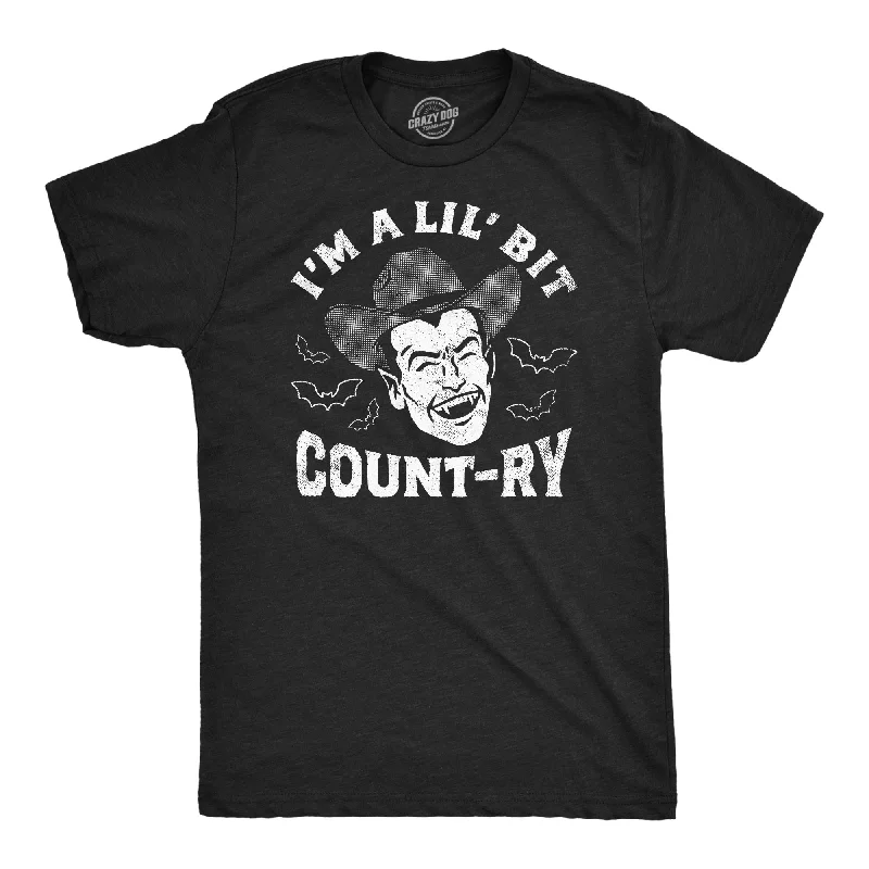 Work T-Shirt for Men-Im A Lil Bit Count Ry Men's T Shirt