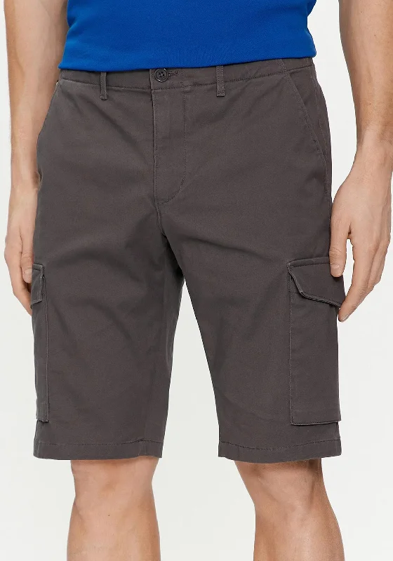 Mom Shorts for Women-Tommy Hilfiger 1985 John Cargo Shorts, Dark Ash