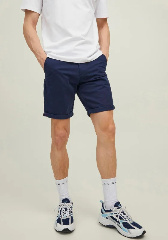 Summer Shorts for Men-Jack & Jones Bowie Chino Shorts, Navy Blazer