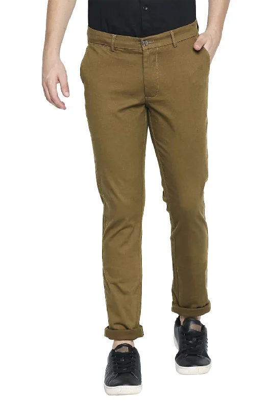 Casual Pants for Men-Tapered Fit Stretch Trousers