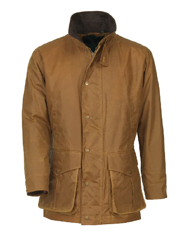 Thanksgiving Jackets for Women-Laksen Enoch Wax Coat